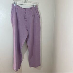 NWT  Know. One. Cares women Pants.  Lilac. Sz L.
